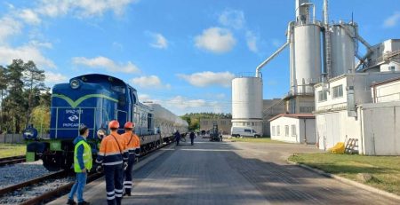 PKP Cargo- Transport surowców koleją w zakładzie firmy SOLBET